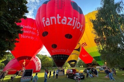 Hot Air Balloon Flight over Vilnius or Trakai
