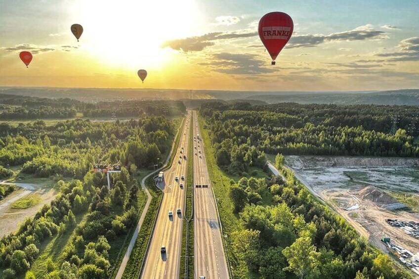 Hot Air Balloon Flight over Vilnius or Trakai