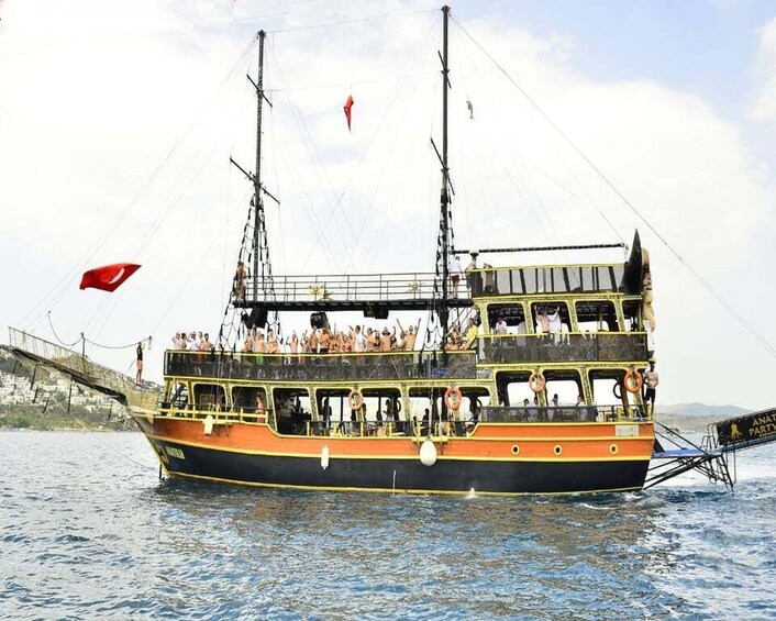 Picture 8 for Activity Bodrum: Pirate Boat Trip with BBQ Lunch and Optional Pickup