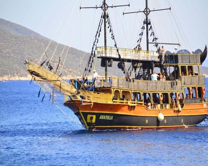 Picture 4 for Activity Bodrum: Pirate Boat Trip with BBQ Lunch and Optional Pickup