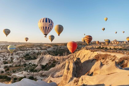 Kappadokia: Panoramatur i varmluftsballong med utsikt