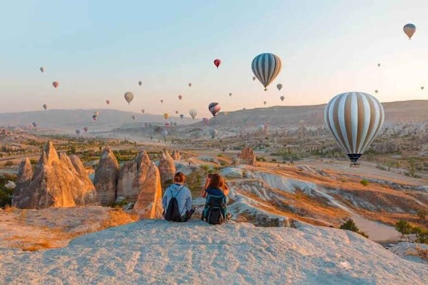 Picture 10 for Activity Cappadocia: Sunrise Hot Air Balloon Watching Tour