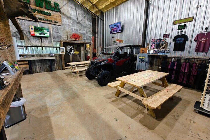Inside our building