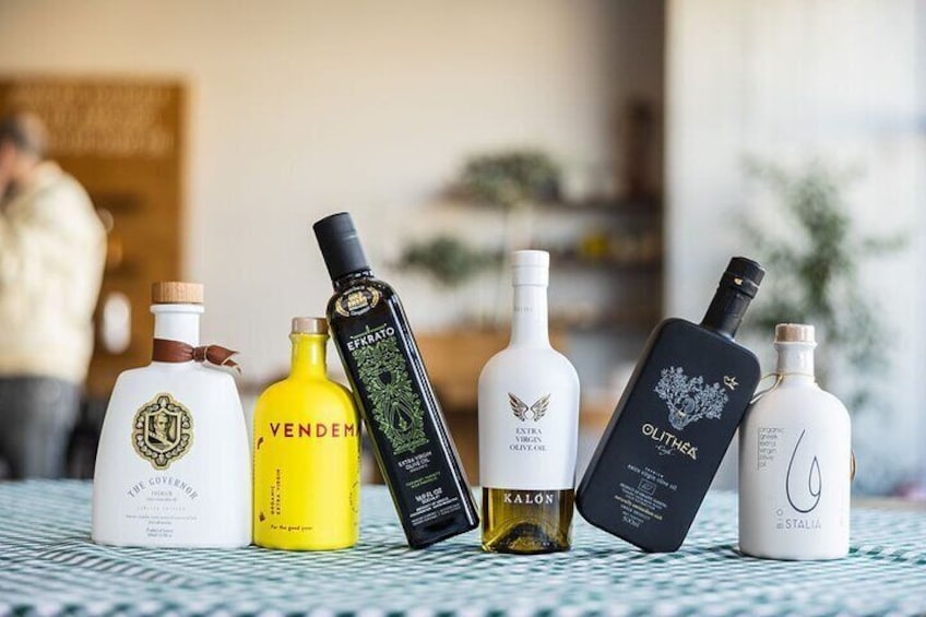 Olive Oil Tasting from 4 Regions of Greece