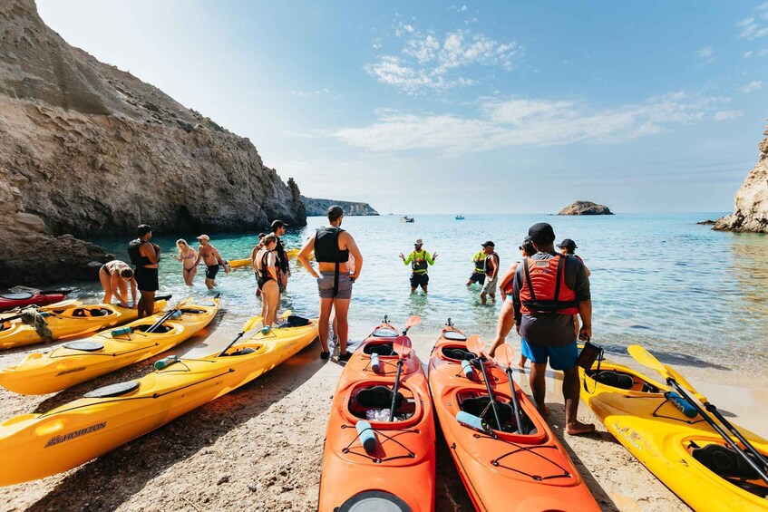 Picture 9 for Activity Milos: Kayaking Tour to Tsigrado and Gerakas Beach