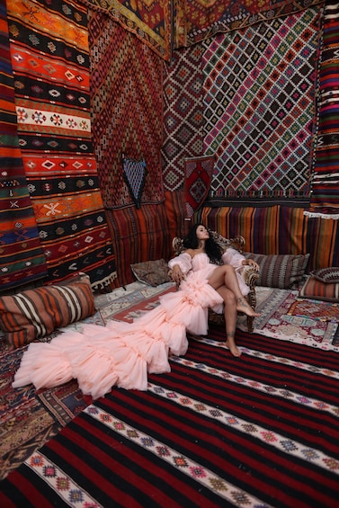 Picture 5 for Activity Cappadocia: Photo Shooting With Flying Dress & Carpet House