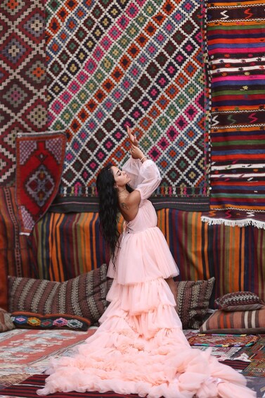 Picture 4 for Activity Cappadocia: Photo Shooting With Flying Dress & Carpet House