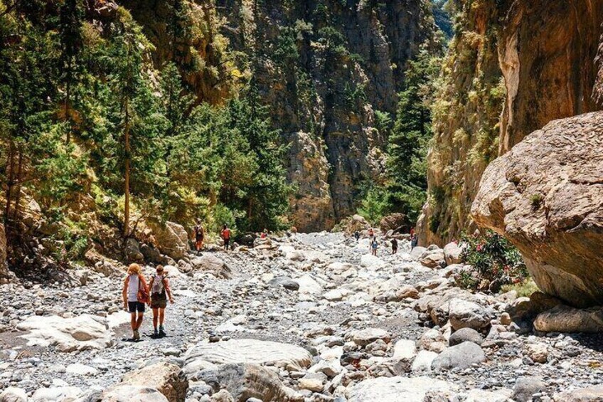 Full day Samaria Gorge Tour from Chania Through Easy Way