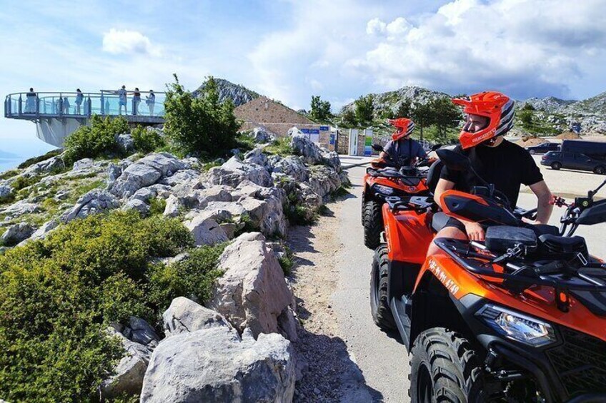Quads in Makarska skywalk Tour