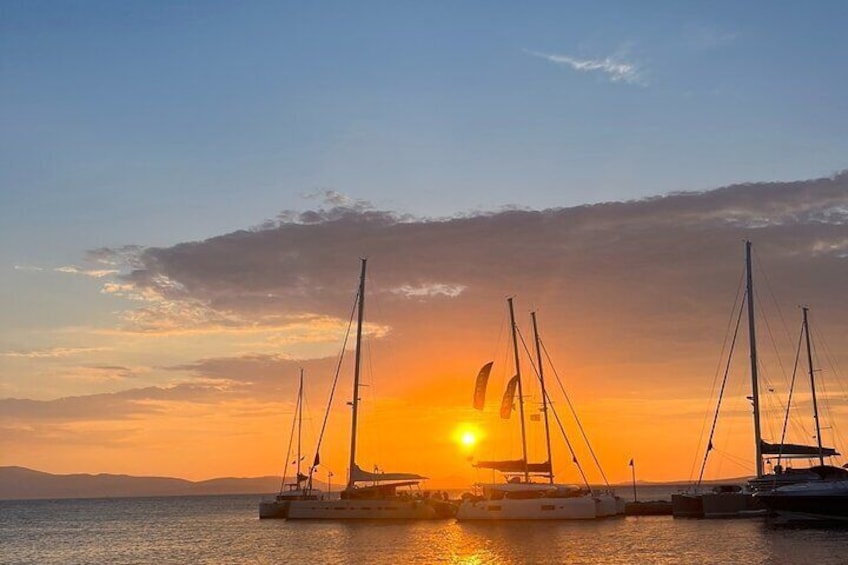 Sunset in Naxos