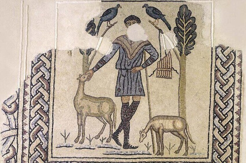 Man with animals
