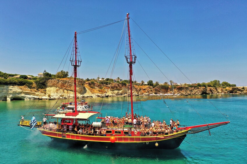 Sunset cruise at St. George Bay from Hersonissos port