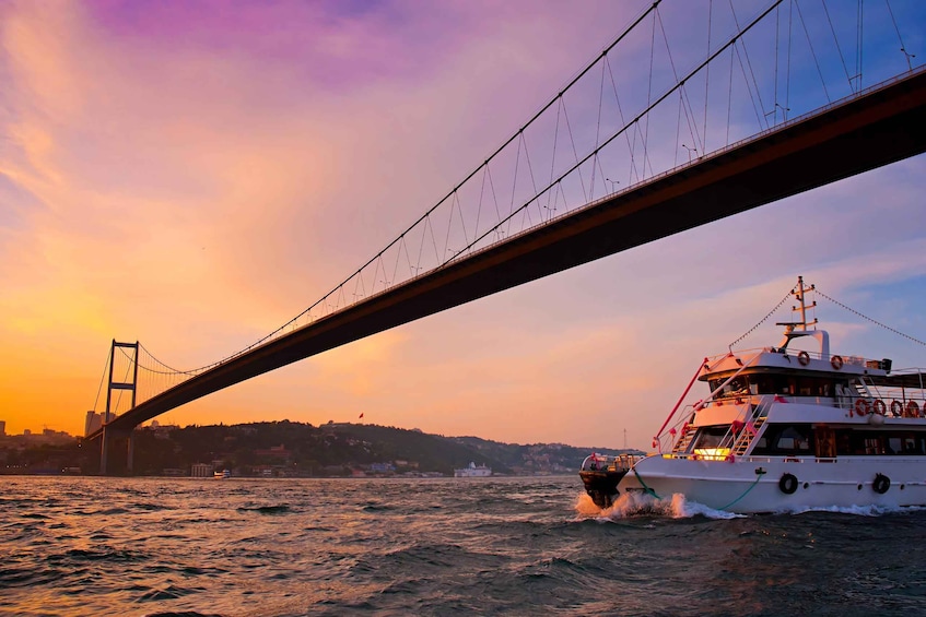 Picture 1 for Activity Istanbul: Bosphorus and Golden Horn River Sunset Cruise