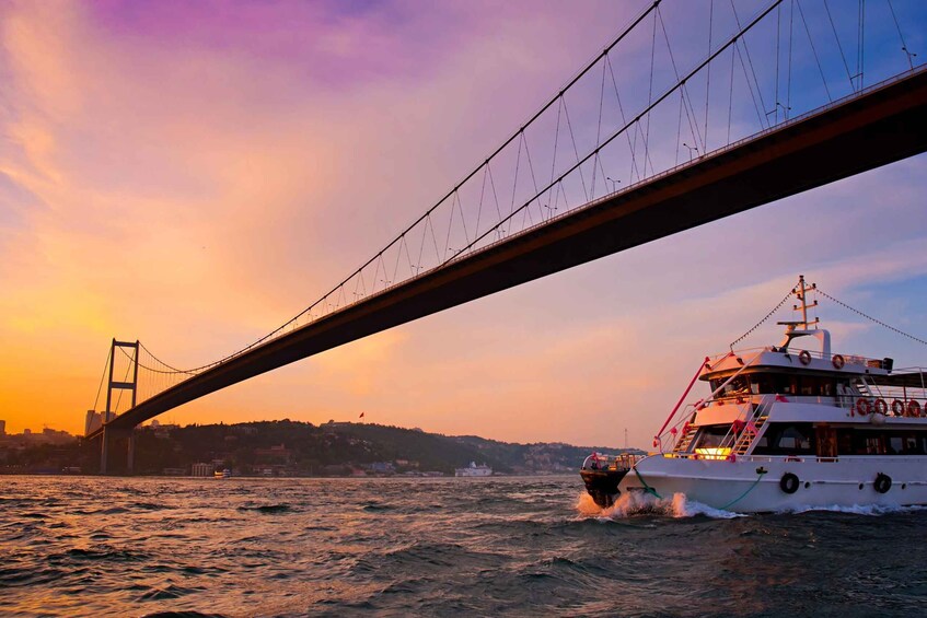 Picture 1 for Activity Istanbul: Bosphorus and Golden Horn River Sunset Cruise