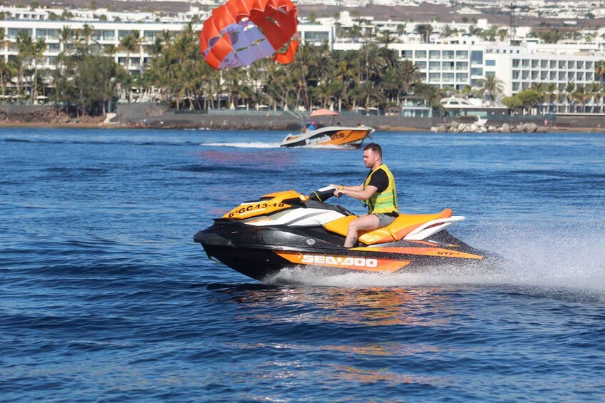 Picture 2 for Activity Playa Blanca: 40-Minute Jet Ski Excursion in Marina Rubicón