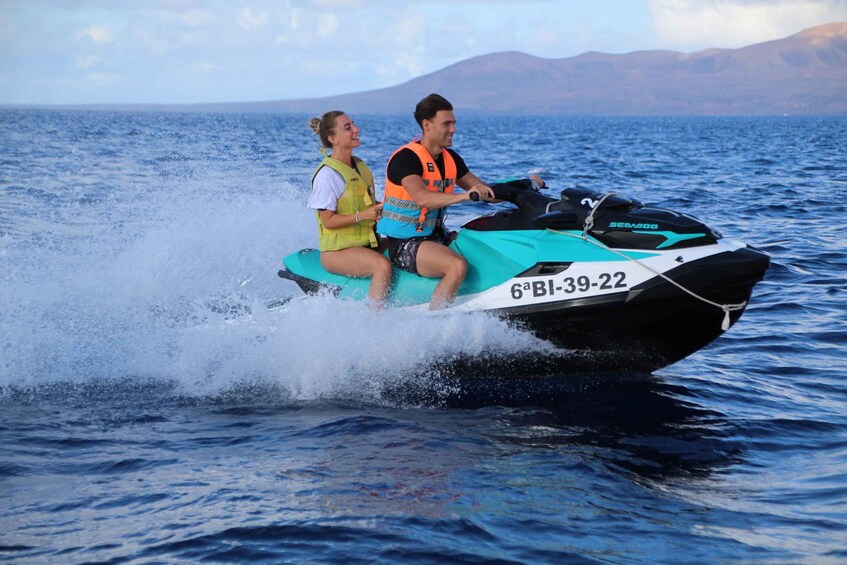 Picture 1 for Activity Playa Blanca: 40-Minute Jet Ski Excursion in Marina Rubicón