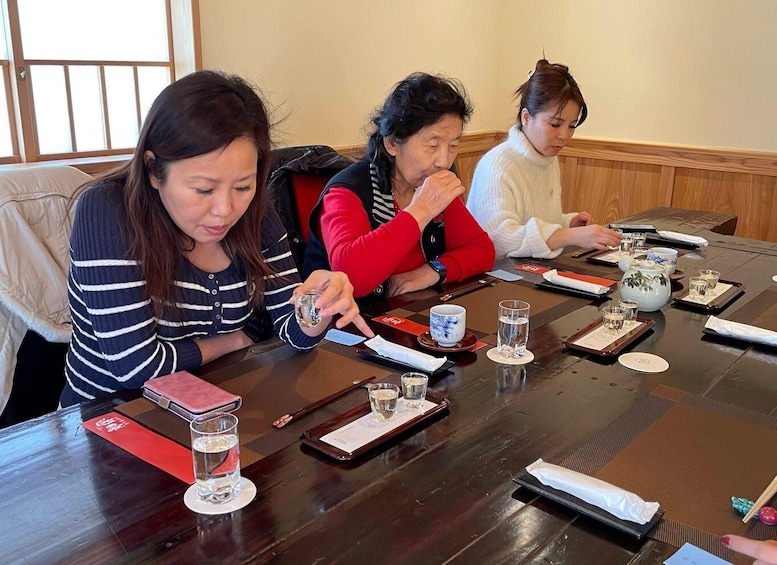 Picture 2 for Activity From Narita Airport: Layover Tour to Sake Brewery Gastronomy