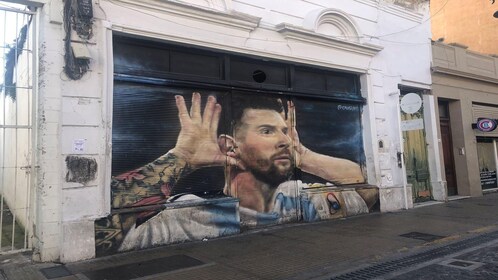 Argentinische Fußball-Legenden Graffiti-Tour: Messi & Maradona