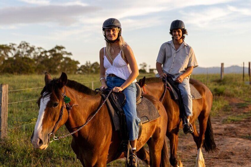 Hunter Valley Horse Ride - 90 Minutes -Vineyard & Mountain Views 