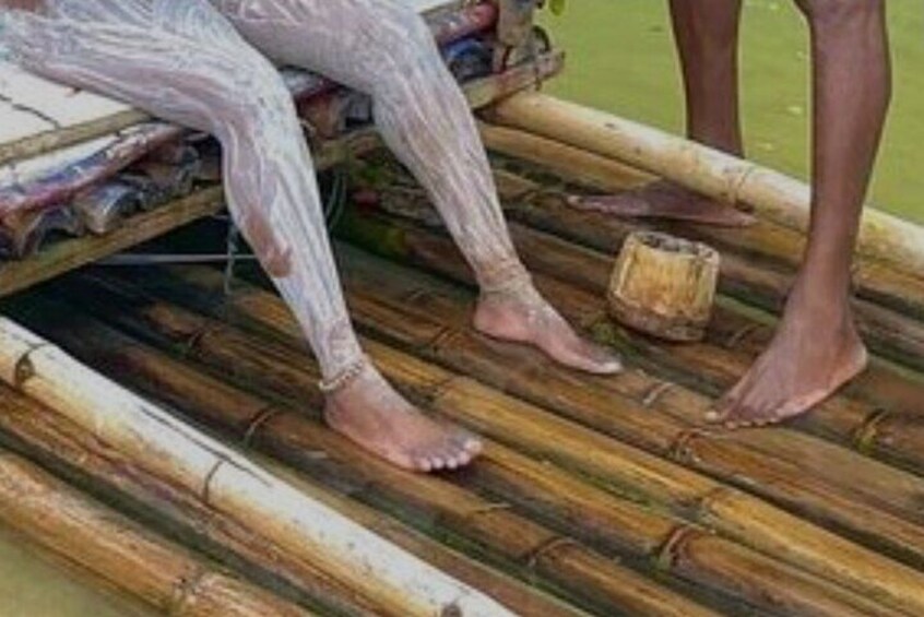 Limestone foot Massage and Bamboo River Rafting Experience in Montego Bay Jamaica.
