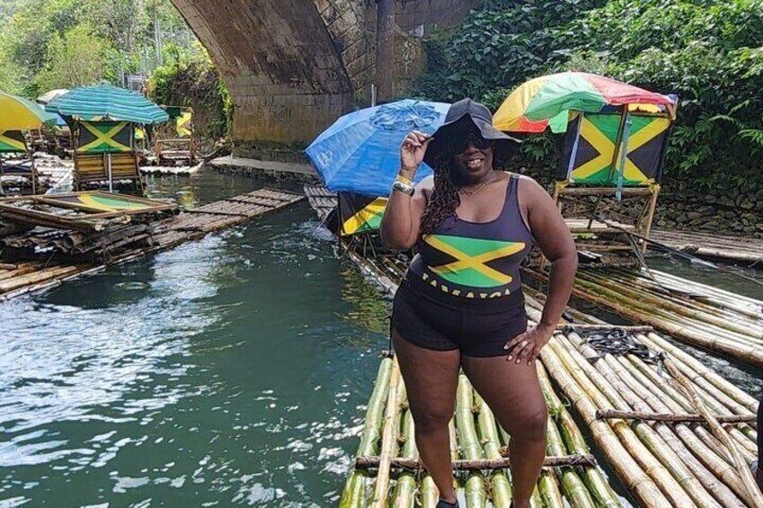  Bamboo River Rafting and Limestone foot Massage from Montego Bay