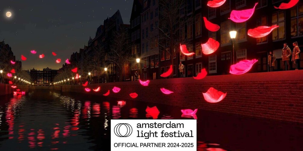 Picture 2 for Activity Amsterdam: Light Festival Canal Cruise with Live Commentary