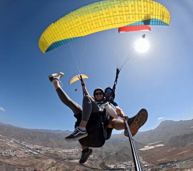 Costa Adeje - Tandem Paragliding from 800m - free pickup