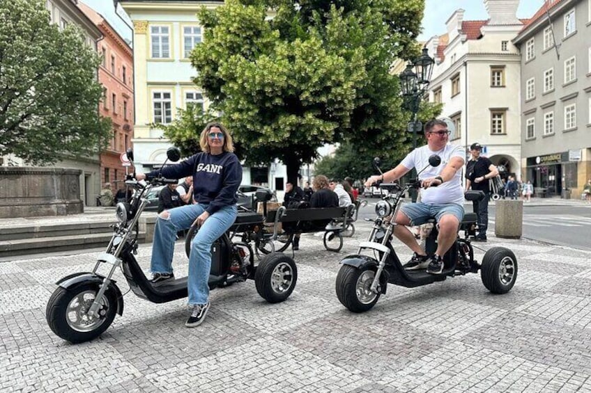 2 Hours Fun Trike Tour in Prague with Guide