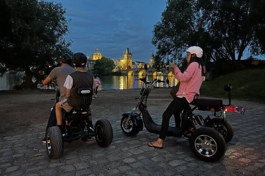 2 Hours Fun Trike Tour in Prague with Guide