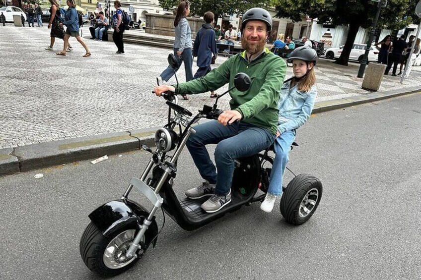 2 Hours Fun Trike Tour in Prague with Guide