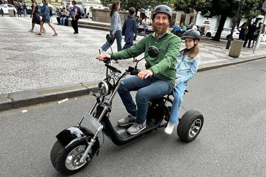 2 Hours Fun Trike Tour in Prague with Guide