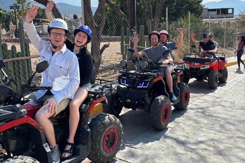 ATV or Quad Bike Tour in the Mountains and Caves of Mitla