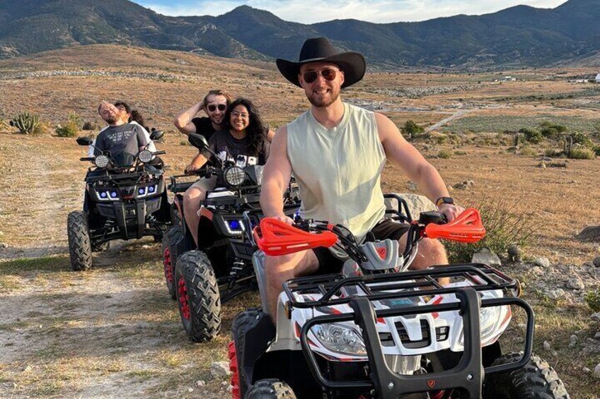 ATV or Quad Bike Tour in the Mountains and Caves of Mitla