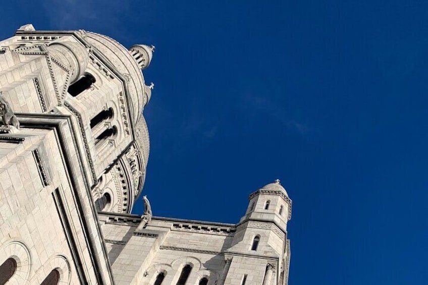 Sacred heart church in Montmartre 