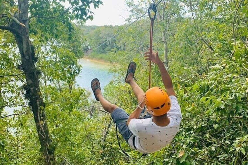 Coba Spider Monkey Private Tour Cenote Mayan Community Included