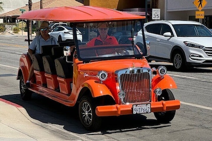 Golf Cart Tour in a 6 Passenger Cart in Palm Springs California