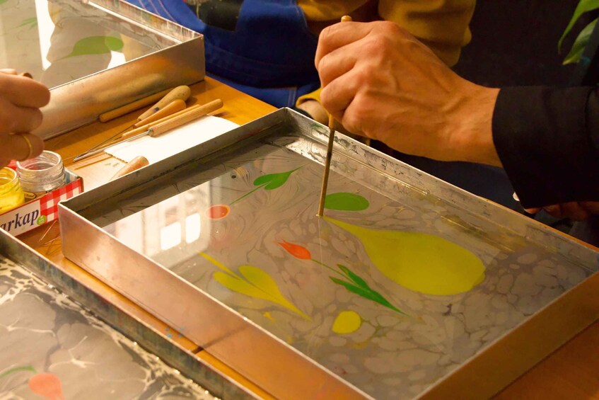 Picture 14 for Activity Authentic Turkish Art Marbling - Ebru - with Locals at Home