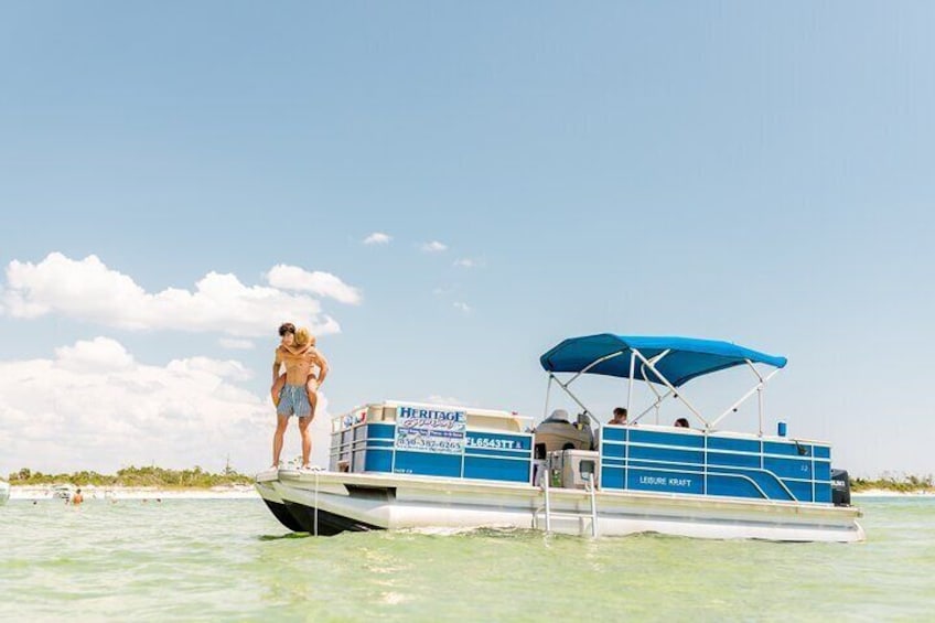 Deluxe 115HP Pontoon Rental