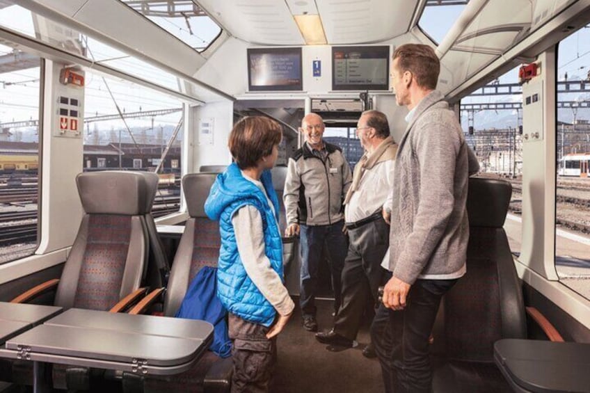 Exclusive Panoramic Train Journey though the Heart of Swiss