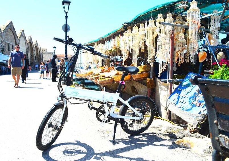 Picture 3 for Activity Chania Ebike Historical Tour + Snack in the most famous cafe