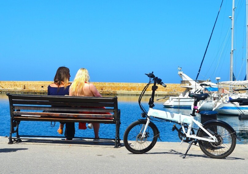 Picture 2 for Activity Chania Ebike Historical Tour + Snack in the most famous cafe