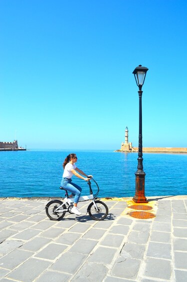 Picture 1 for Activity Chania Ebike Historical Tour + Snack in the most famous cafe