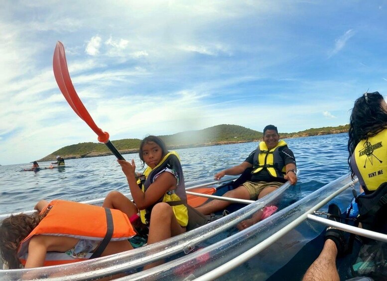 Picture 6 for Activity Ibiza: Pou des Lleo Transparent Kayak or SUP Guided Tour