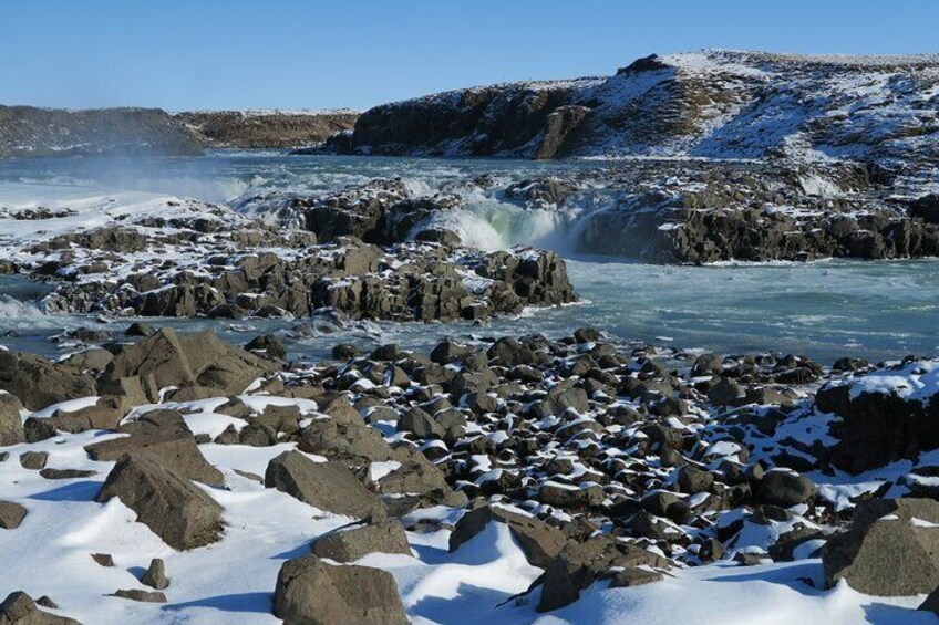 South Coast Private Guided Tour from Urridafoss Waterfall