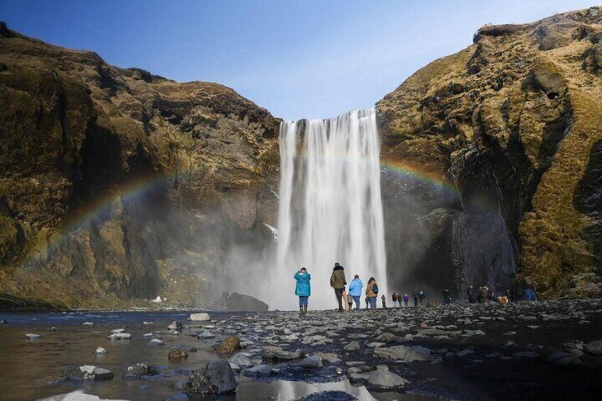 South Coast Private Guided Tour from Urridafoss Waterfall