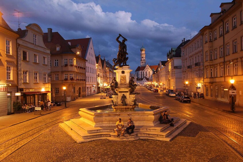 Picture 2 for Activity Augsburg: Illuminated Guided Evening Walking Tour
