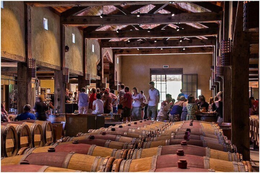 Wine tasting at a historic Winery