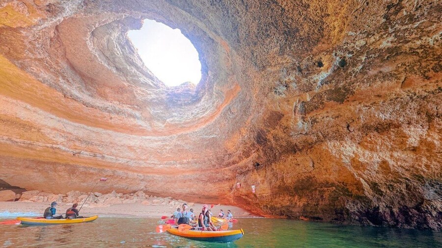 Benagil: Caves, Coves & Secret Beaches Guided Kayaking Tour