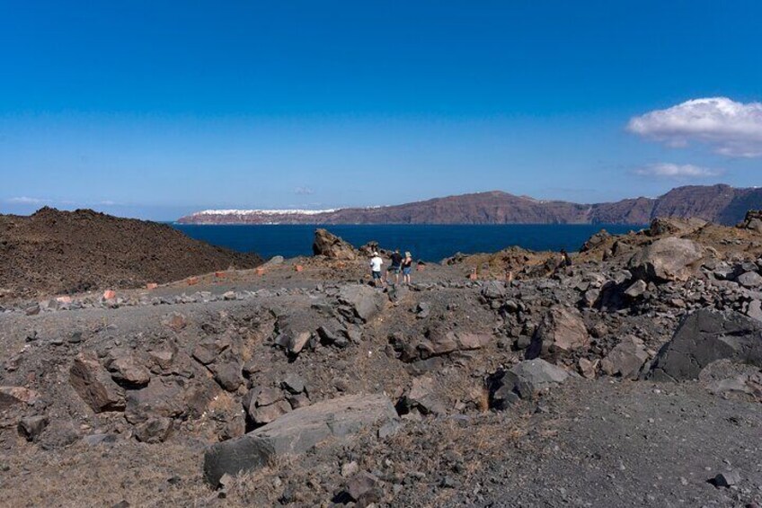 Tour of Caldera with Glass bottom Boat