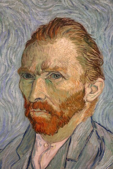 Van Gogh self-portrait at the Van Gogh Museum